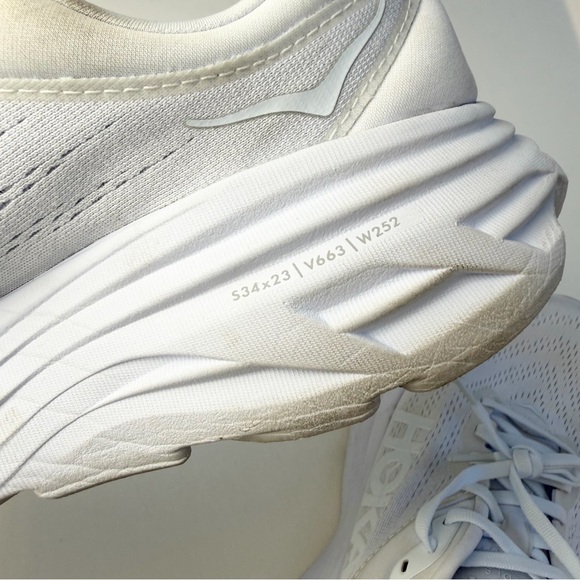 Hoka Bondi 8 White Running Sneakers Women’s 10 - Picture 6 of 13